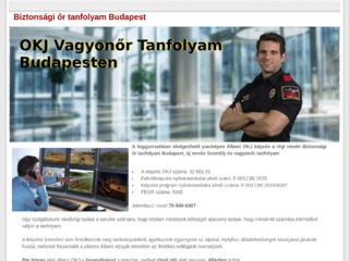 Részletek : Biztonsági őr tanfolyam Budapesten