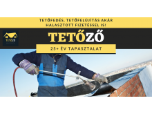 Tetőfedés, tetőfelújítás halasztott fizetéssel