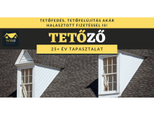 Tetőfedés, tetőfelújítás halasztott fizetéssel